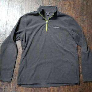 Mens Eddie Bauer 1/4 Zip Sweater Large Tall LT